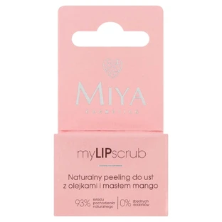Натуральный скраб для губ Miya Cosmetics MyLIPscrub с маслами и маслом манго, 10 г