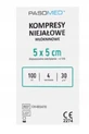 Pasomed Компреси на флізеліновій основі нестерильні 4 шари 30г 5х5 см 100 шт.
