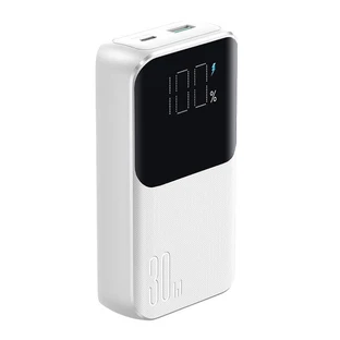 Мини-порт Joyroom JR-PBC06 со встроенными кабелями USB-C/Lightning, 30 Вт, 10000 мА·ч, белый