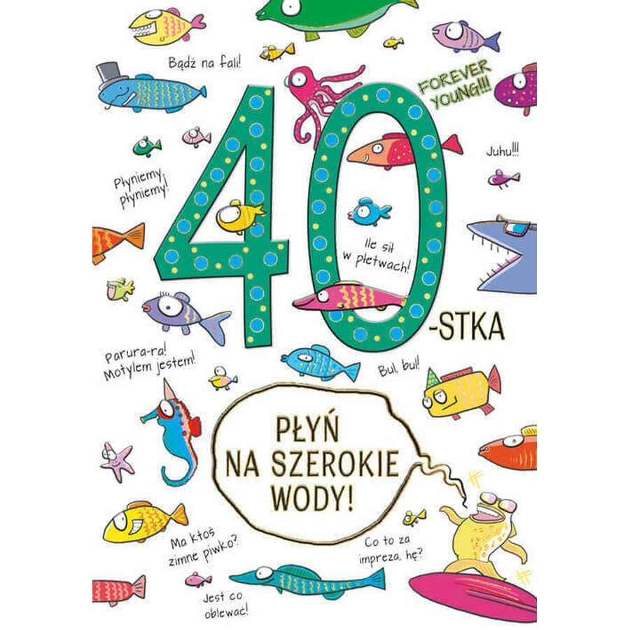 Открытка A5 40TH BIRTHDAY: цены и характеристики