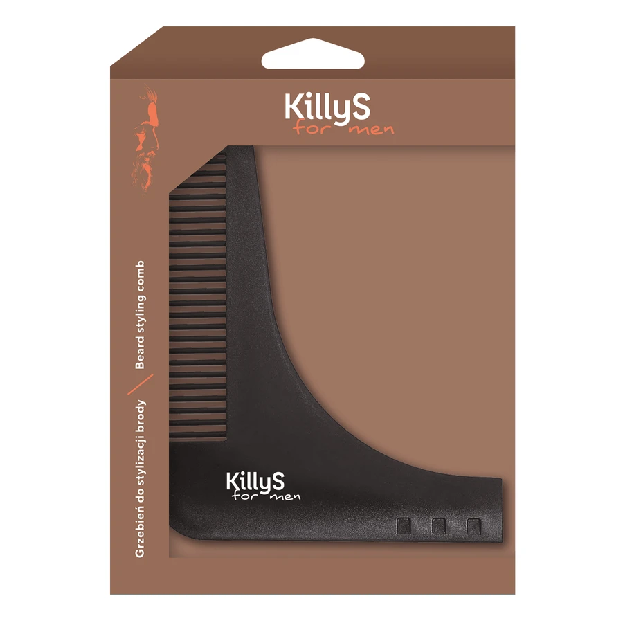 Гребінець для укладання бороди KillyS For Men, дерев'яний гребінець для укладання бороди: ціни та характеристики