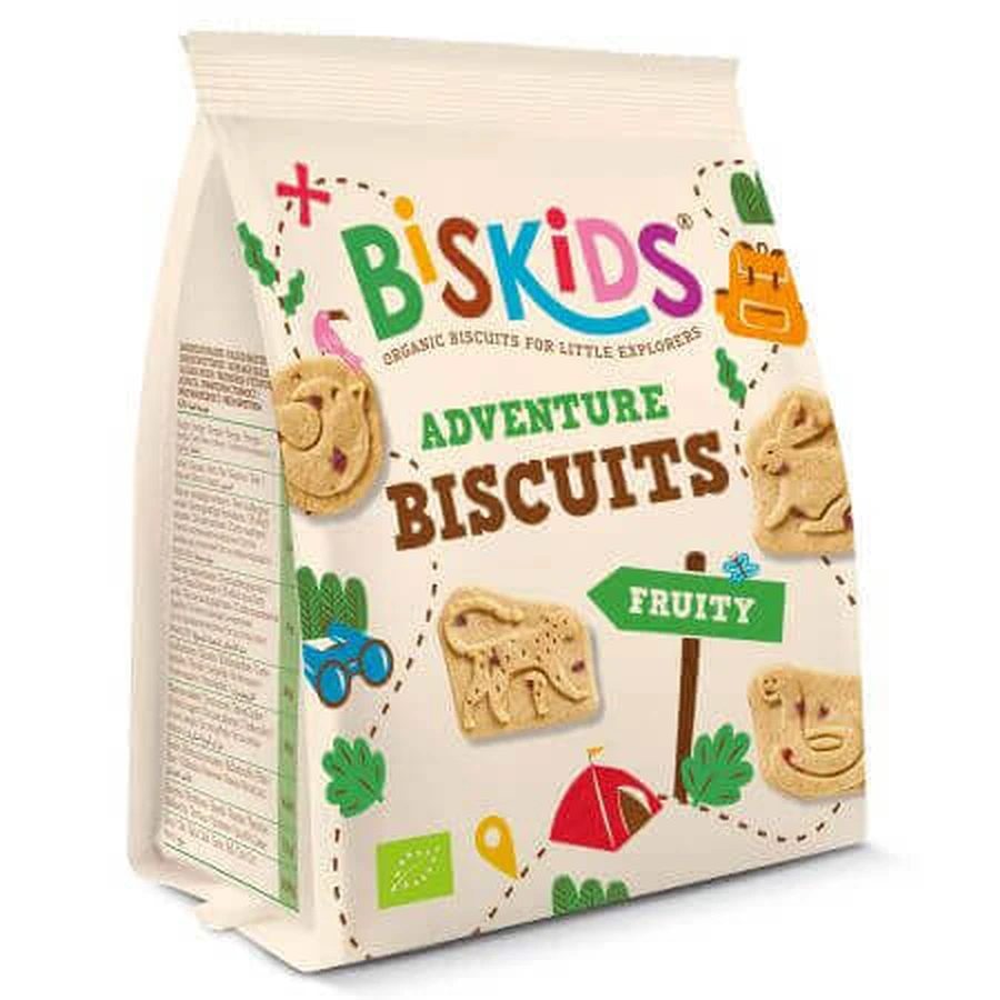 Екологічне фруктове печиво Aventure Biskids, 100 г, Belkorn: ціни та характеристики