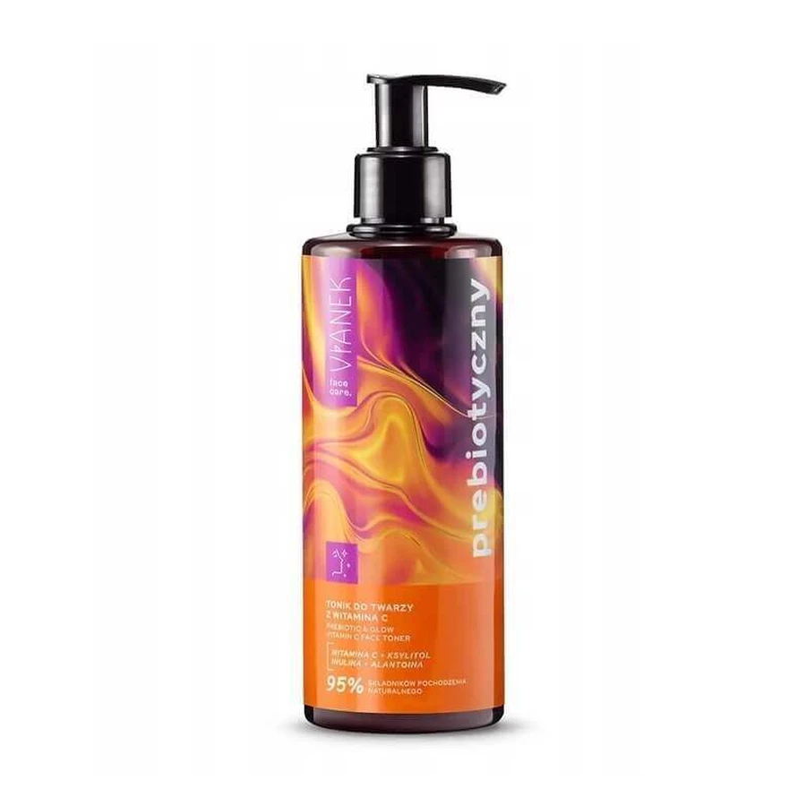 Пребіотичний тонік для обличчя Vianek з вітаміном С, 300 мл: ціни та характеристики