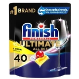 Капсули для посудомийної машини Finish Quantum Ultimate All in 1 лимонні таблетки 40 шт