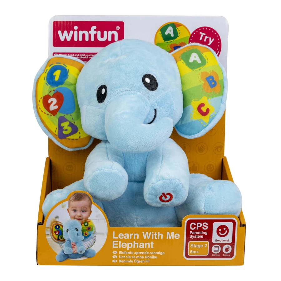Слоненя вчиться зі мною, +6 місяців, Winfun: ціни та характеристики