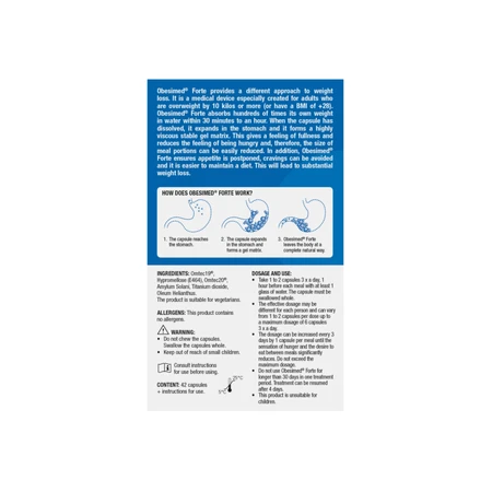 Обесимед Форте Aurea Pharma Obesimed Forte, 42 капсулы: цены и характеристики