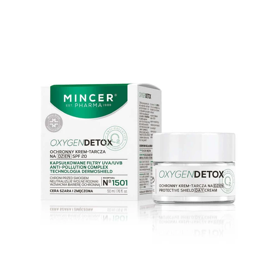 Денний захисний крем Mincer Pharma Oxygen Detox SPF20 № 1501, 50 мл: ціни та характеристики
