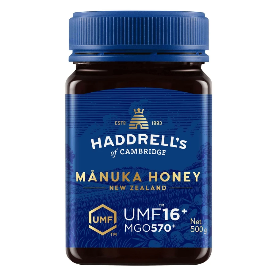 Haddrell's, мёд из мануки UMF 16+ MGO 570+, 500 г: цены и характеристики