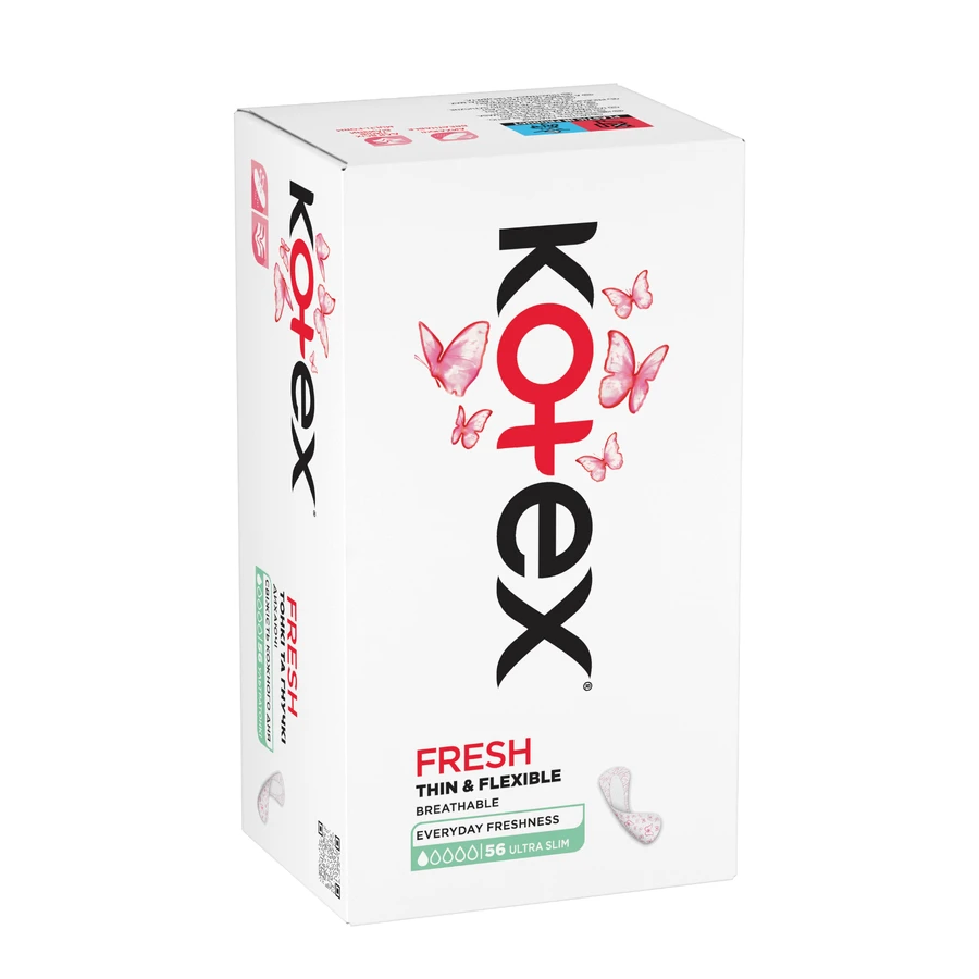 Ежедневные прокладки Superslim, 56 штук, Kotex: цены и характеристики