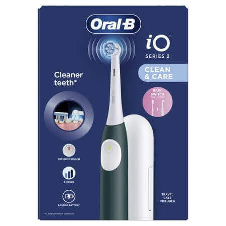 Электрическая зубная щетка iO2 green, Oral-B: цены и характеристики