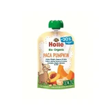 Гарбузове пюре з персиками, бананами та вівсом Organic Paca Pumpkin, 100 г, Holle