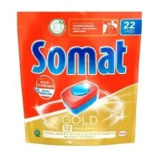 Somat, Gold, Таблетки для посудомийної машини, 22 шт