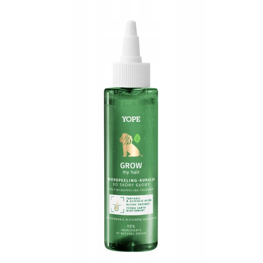 Yope Grow my Hair Micropeeling tratament pentru scalp 98%, 115 мл: цены и характеристики