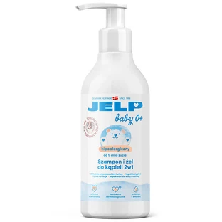 Jelp Baby 0+, гипоаллергенный шампунь и гель для купания, с 1-го дня жизни, 400 мл