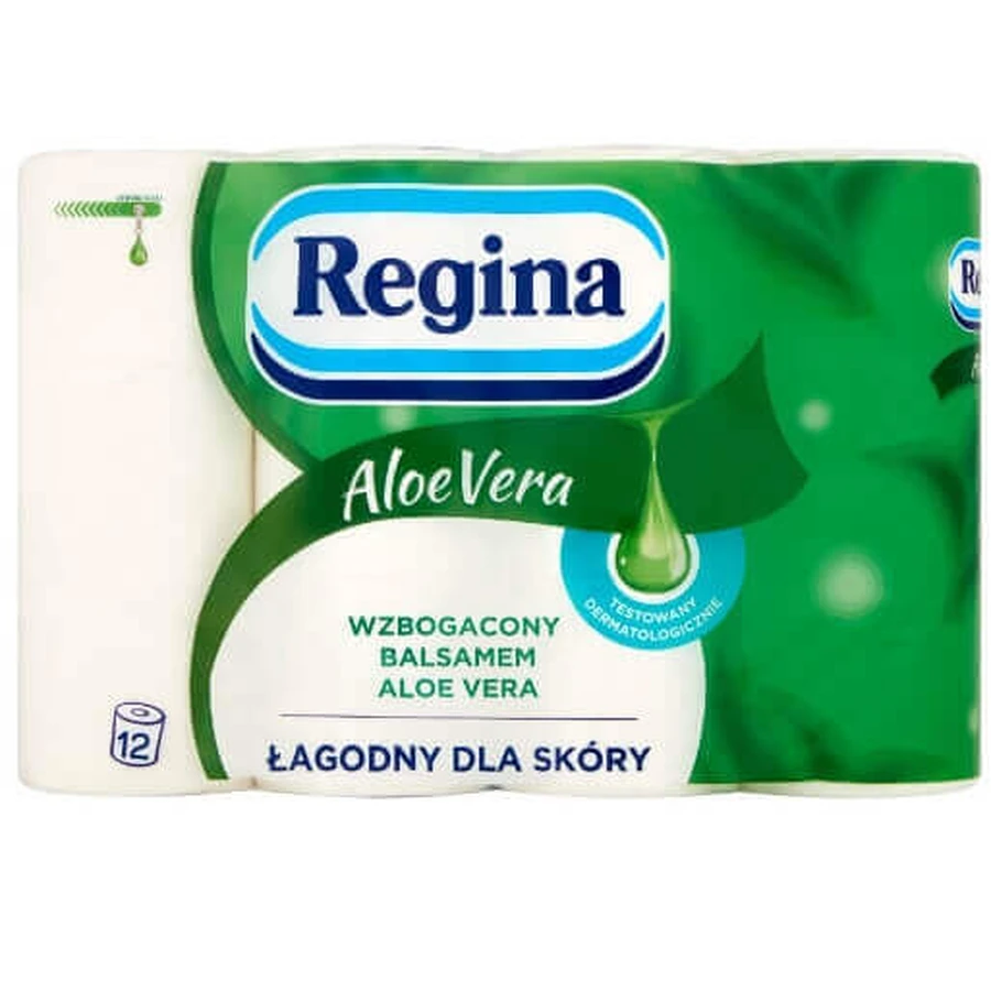 Regina, Туалетний папір з алое вера, 12 рулонів: ціни та характеристики