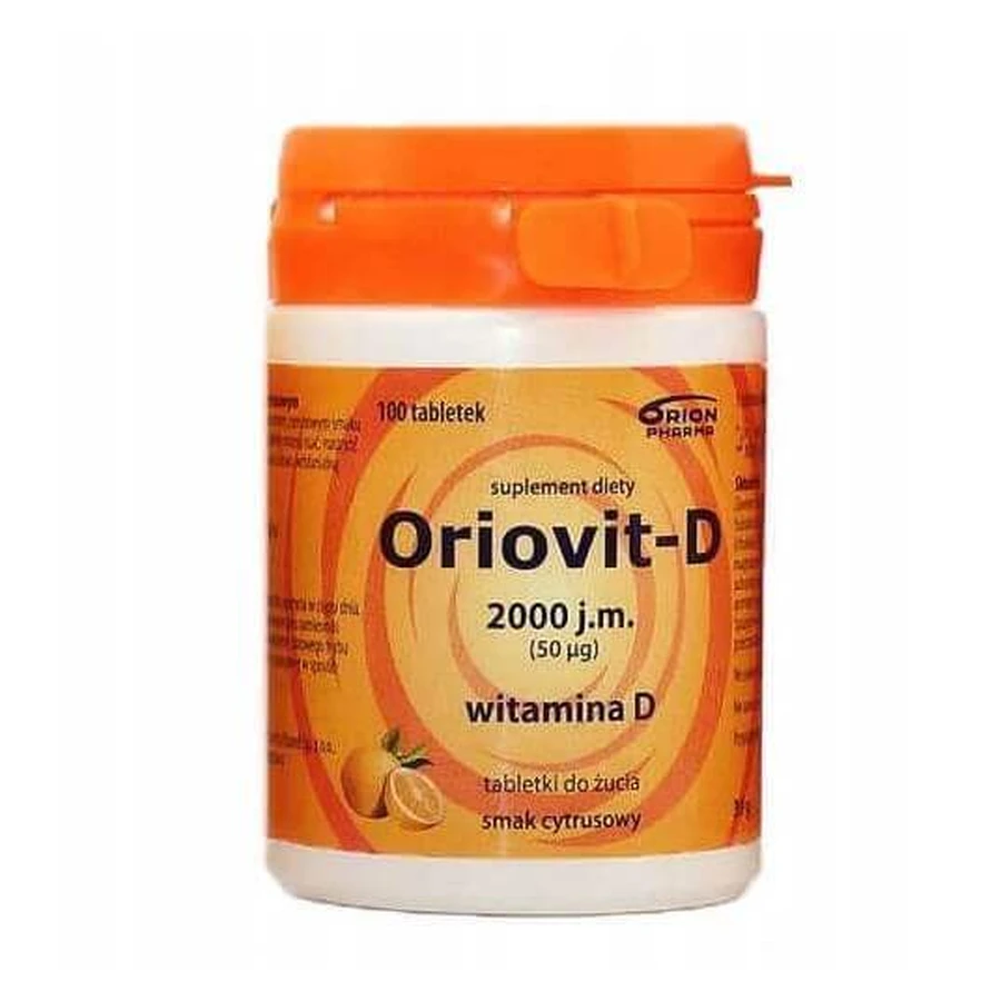 Oriovit-D 2000 UI, 100 компонентов: цены и характеристики