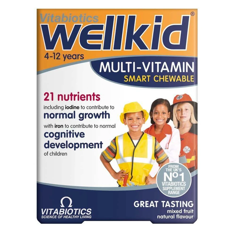Vitabiotics Wellkid Multi-Vitamine, 30 comprimate masticabile: цены и характеристики