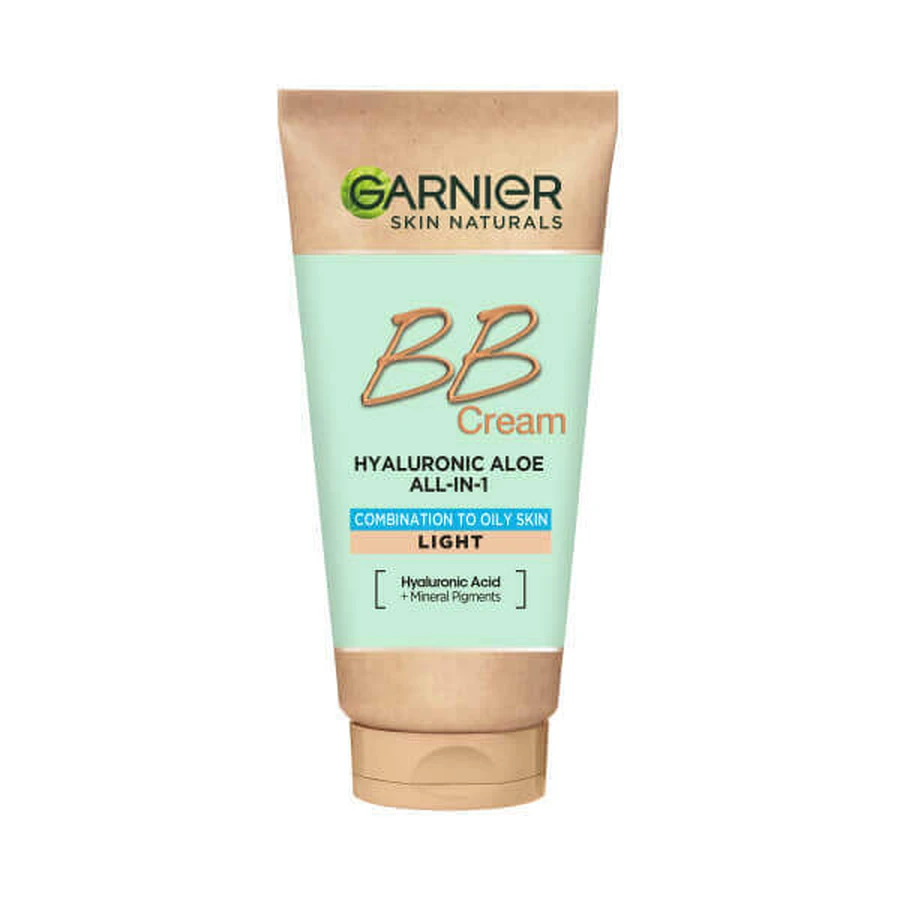 Garnier Hyaluronic Aloe All-In-1 BB Cream Увлажняющий BB-крем для жирной и комбинированной кожи Light, 50 мл: цены и характеристики
