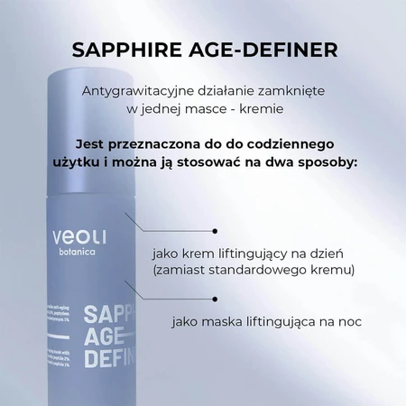 Veoli Botanica Sapphire Age-Definer Anti-Aging Lifting and Remodeling Mask, 50 мл: ціни та характеристики