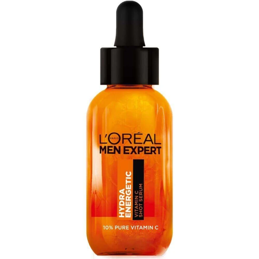 Сыворотка Hydra Energising Serum с витамином C Men Expert, 30 мл, Loreal Paris: цены и характеристики