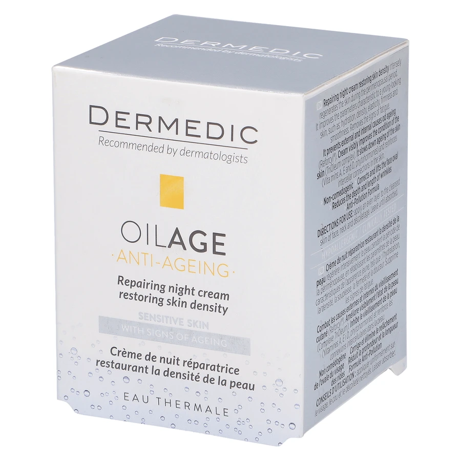Dermedic Oilage Repairing нічний крем для відновлення щільності шкіри 50г: ціни та характеристики