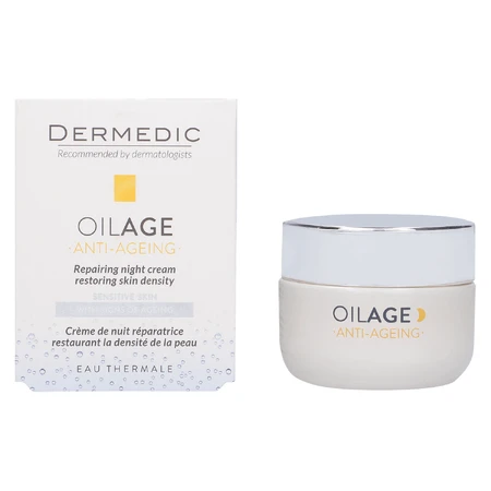 Dermedic Oilage Repairing нічний крем для відновлення щільності шкіри 50г: ціни та характеристики