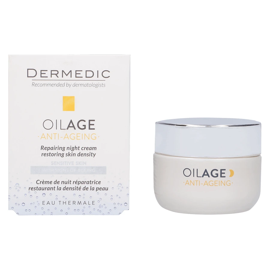 Dermedic Oilage Repairing нічний крем для відновлення щільності шкіри 50г: ціни та характеристики