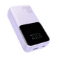 Мини-порт Joyroom JR-PBC06 со встроенными кабелями USB-C/Lightning, 30 Вт, 10000 мА·ч, фиолетовый