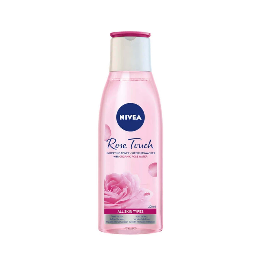 Зволожуючий тонік Nivea Rose Touch з органічною рожевою водою, 200 мл: ціни та характеристики