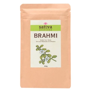 Sattva, Herbal Brahmi, травяная маска для волос, 100 г
