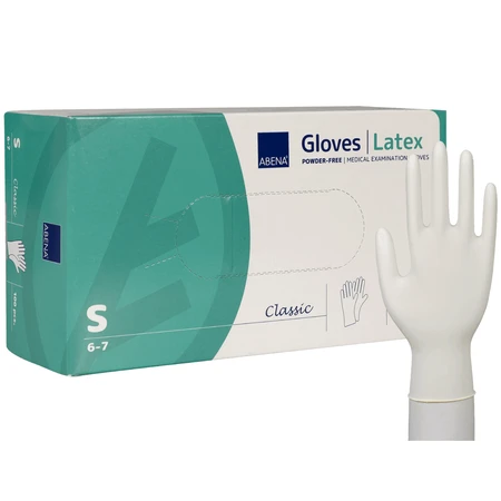Abena, mănuși din latex, nesterile, fără pudră, mărimea S, 100 bucăți: цены и характеристики