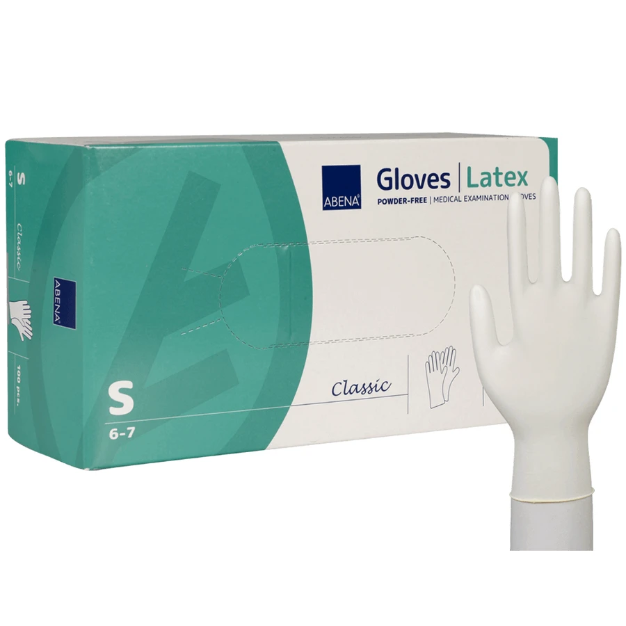 Abena, mănuși din latex, nesterile, fără pudră, mărimea S, 100 bucăți: цены и характеристики