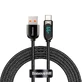 Baseus Display Fast Charging Data Cable USB-A / USB-C 66W 1 m - чорний