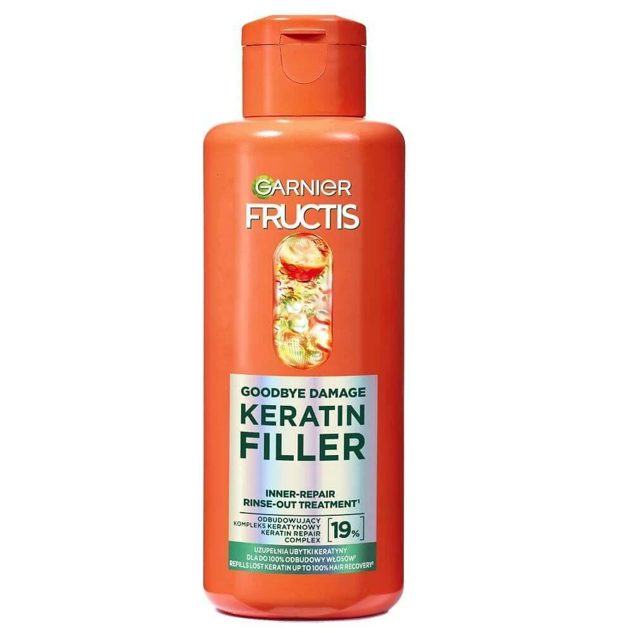 Garnier Fructis Goodbye Damage Keratin Filler Repairing Rinse-Out Hair Treatment, 200 мл: ціни та характеристики