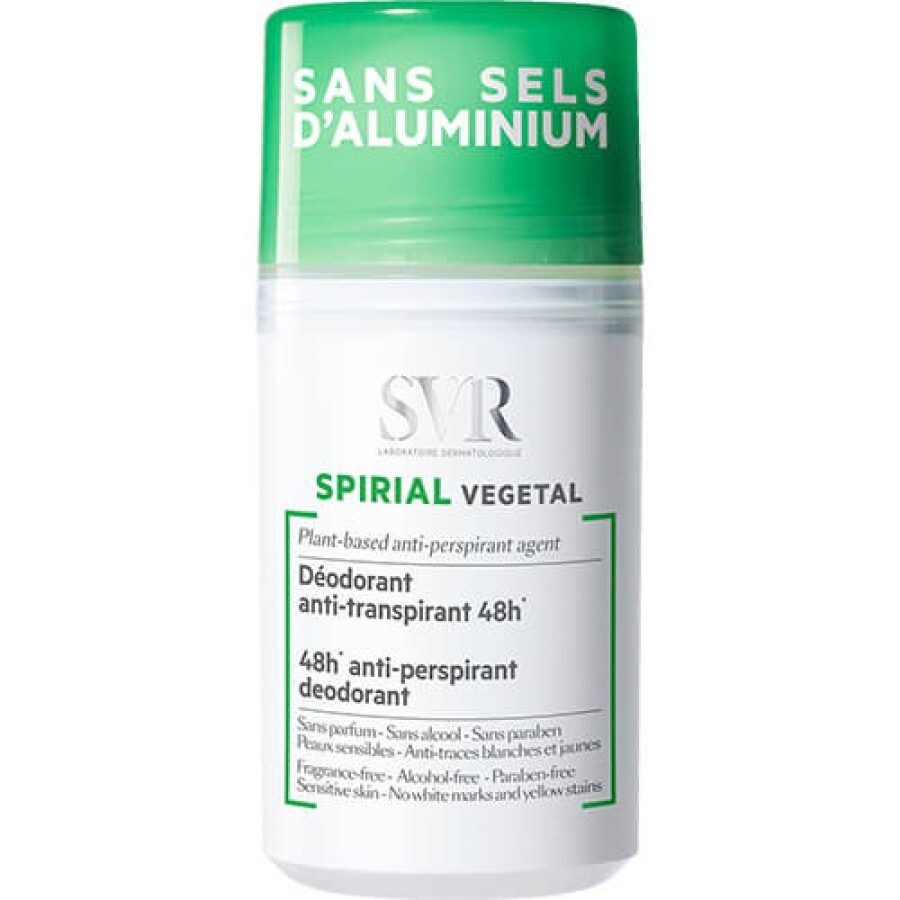 Дезодорант-антиперспірант SVR Spirial Vegetal без солей алюмінію 50 мл: ціни та характеристики
