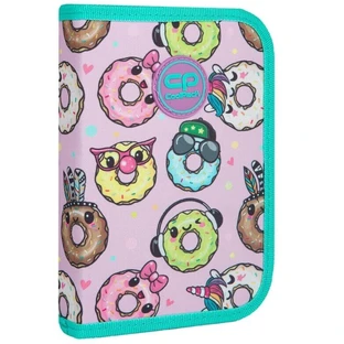 Пенал CoolPack 1 відділення без обладнання Clipper Happy Donuts, 1 шт