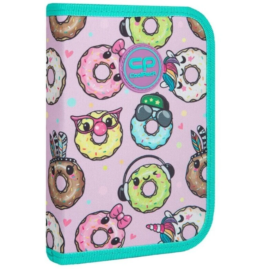 Пенал CoolPack 1 відділення без обладнання Clipper Happy Donuts, 1 шт: ціни та характеристики