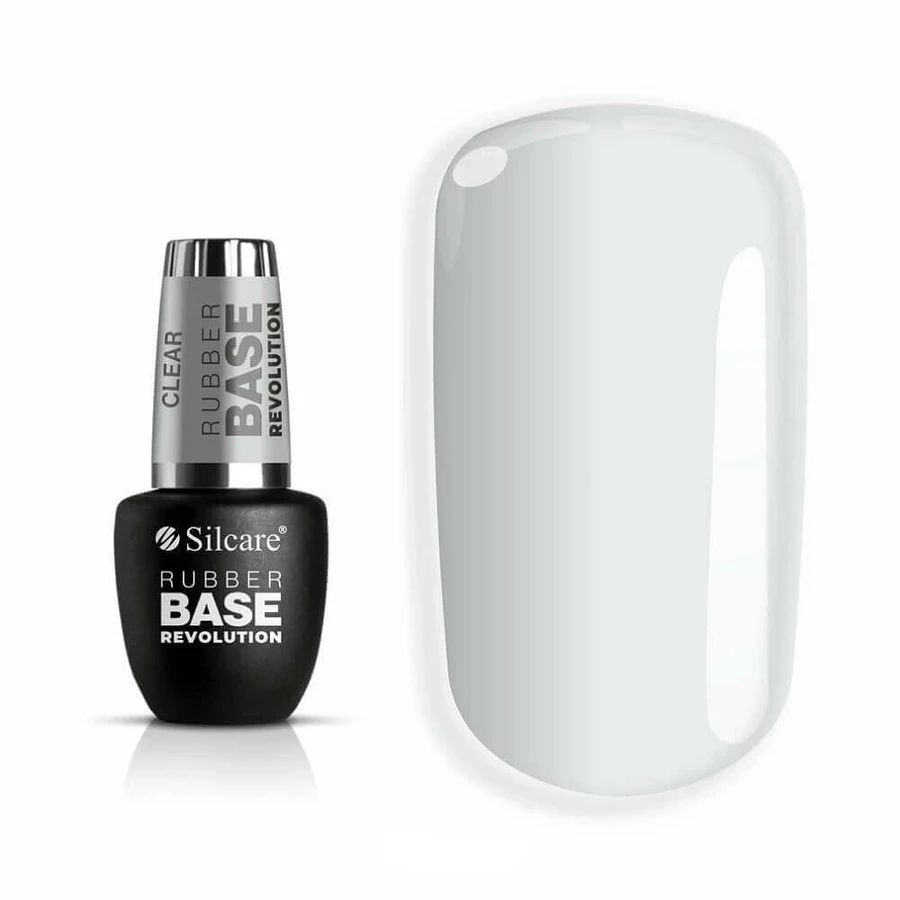 Silcare Rubber Base Revolution Rubber Base Clear, 9 мл: цены и характеристики