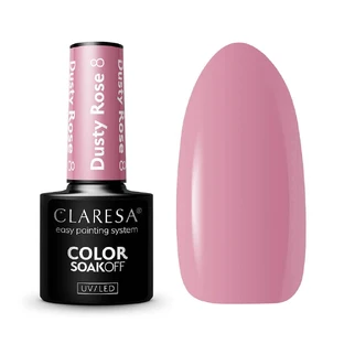 Lac hibrid Clares Soak Off UV/LED Dusty Rose 8, 5 g