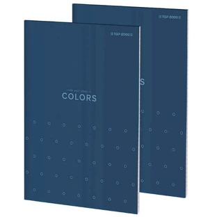 Блокнот Colors A4, квадрат 5 мм, синий, 50 листов