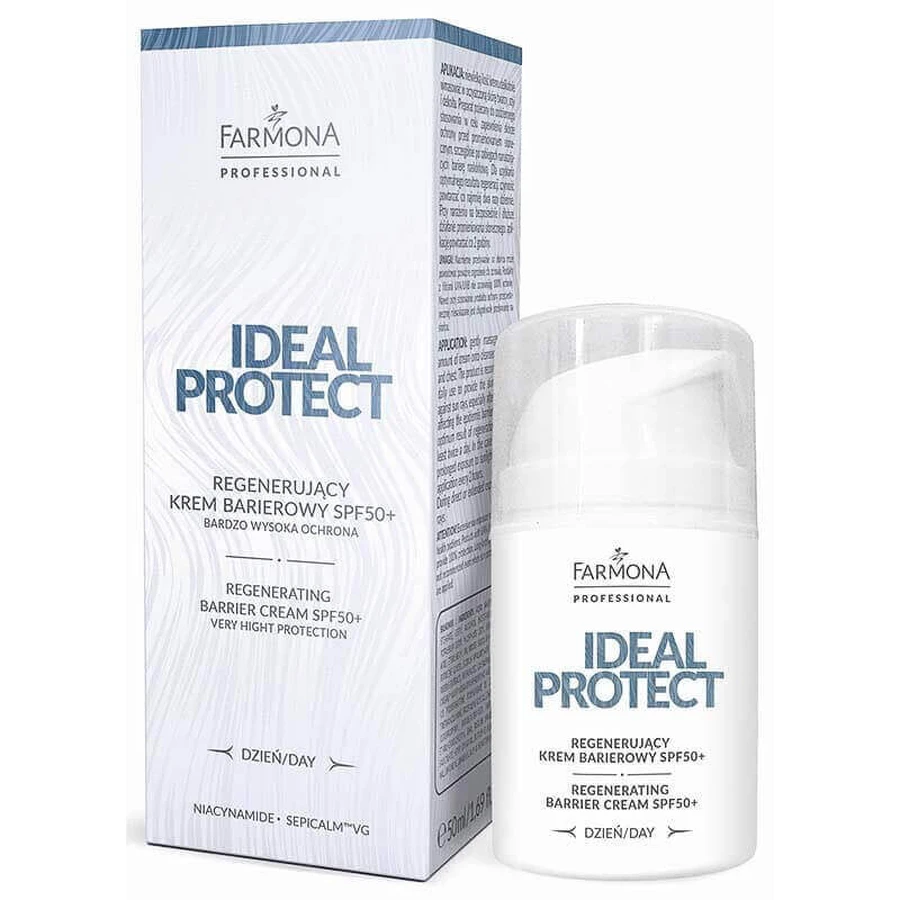 Farmona Professional Ideal Protect Регенерирующий барьерный крем SPF50+, 50 мл: цены и характеристики