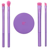 Набір кистей для макіяжу Real Techniques Afterglow I Don't Crease, 4 шт.