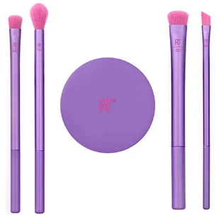 Набір кистей для макіяжу Real Techniques Afterglow I Don't Crease, 4 шт.