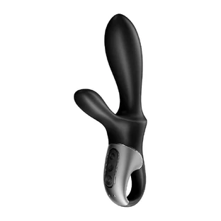 Анальный вибратор Satisfyer Heat Climax+ со стимуляцией Черный, 1 шт.