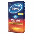 Латексні презервативи Unimil Max Love Time Control Lubricated, 12 шт.