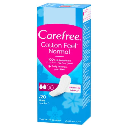 Прокладки Carefree з екстрактом бавовни, 20 шт: ціни та характеристики
