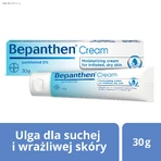 Бепантен Дерм Крем, специализированный крем для тела, для сухой кожи, склонной к раздражению, с 1-го дня, 30 г.: цены и характеристики