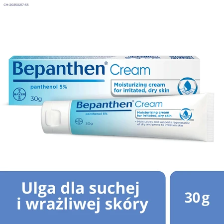 Бепантен Дерм Крем, специализированный крем для тела, для сухой кожи, склонной к раздражению, с 1-го дня, 30 г.: цены и характеристики