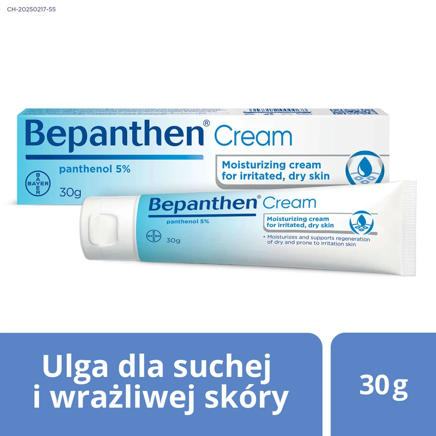 Бепантен Дерм Крем, специализированный крем для тела, для сухой кожи, склонной к раздражению, с 1-го дня, 30 г.: цены и характеристики