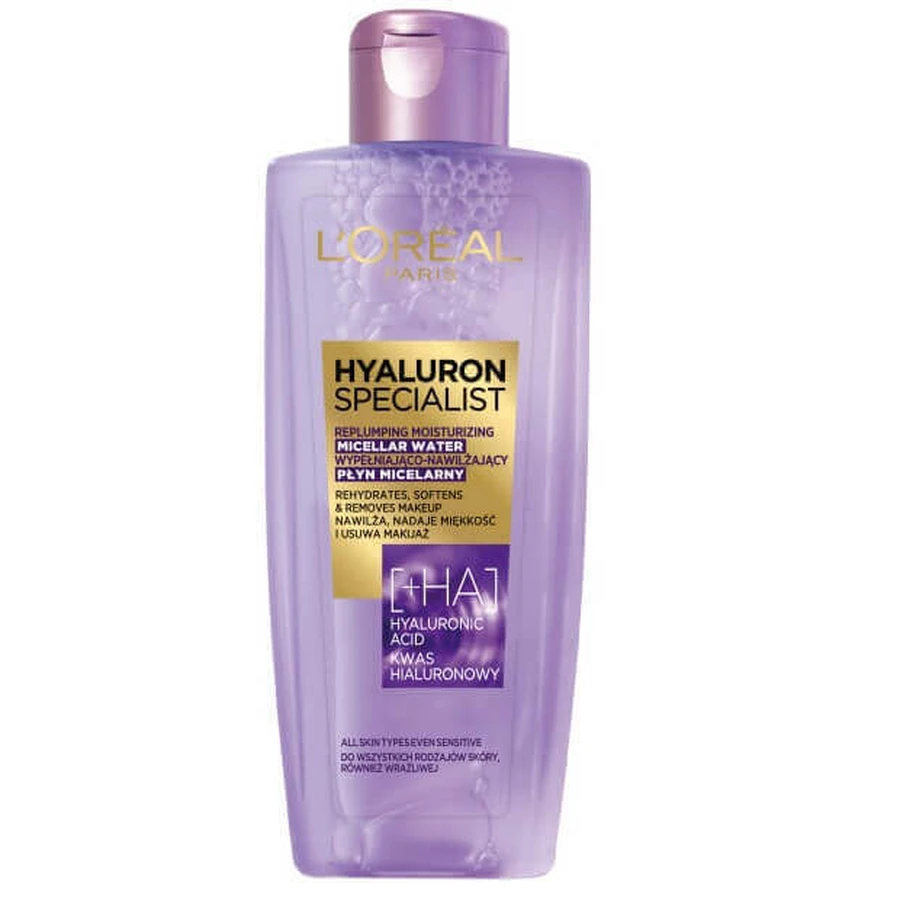 L Oreal Paris Hyaluron Specialist Filling and Moisturizing Micellar Fluid, 200 мл: ціни та характеристики